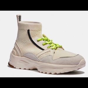 Coach High Top Knit Sneaker